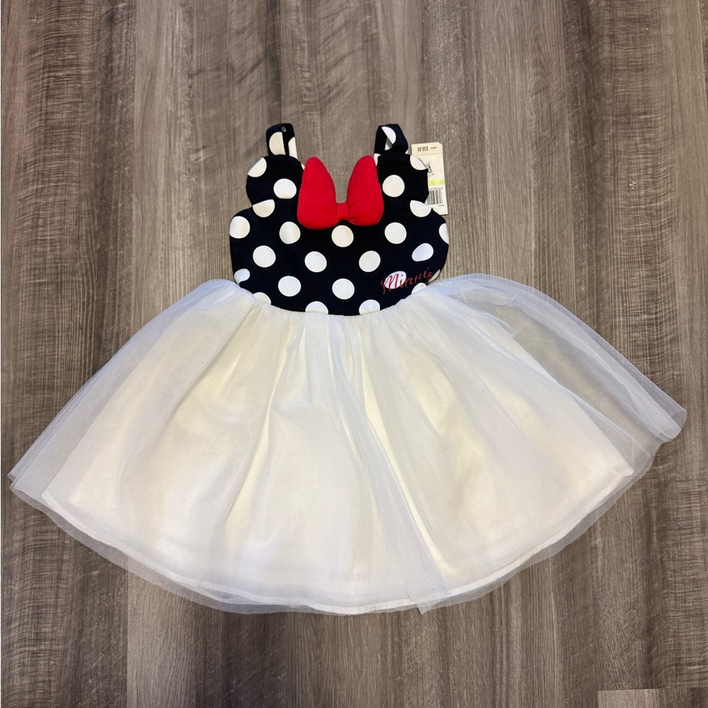 Polka Dot Tulle Dress - Black, White & Red